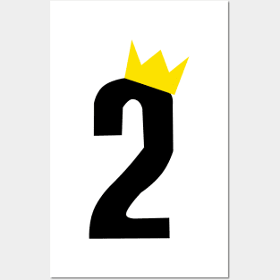 SECOND Birthday CROWN Posters and Art